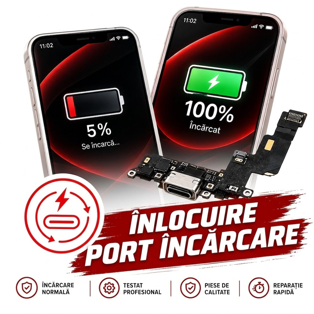 Placa cu Conector Incarcare - Microfon - Modul Cititor SIM Samsung Galaxy A35 5G / Montaj inclus la tine acasa / Garantie 12 luni !