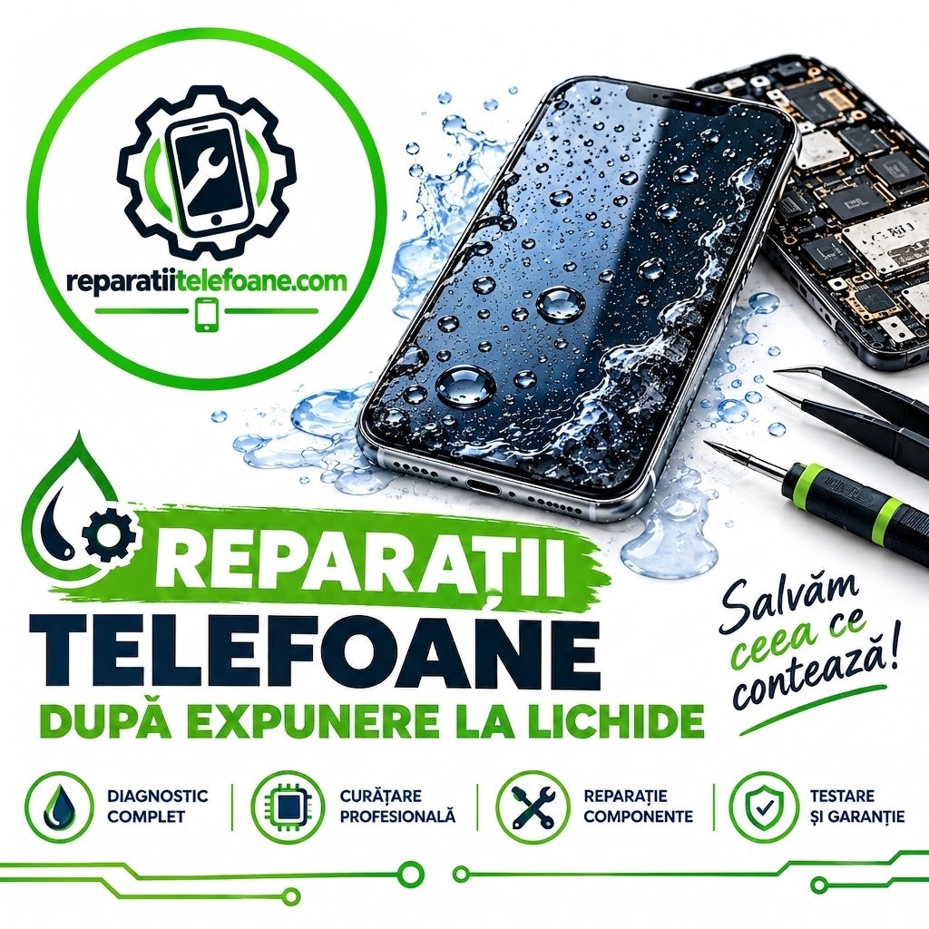 Pachet Reparație & Decontaminare Contact Lichid (Curățare Ultrasonică + Diagnoză Hardware)